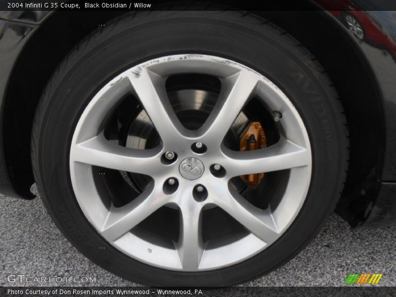 Black Obsidian / Willow 2004 Infiniti G 35 Coupe