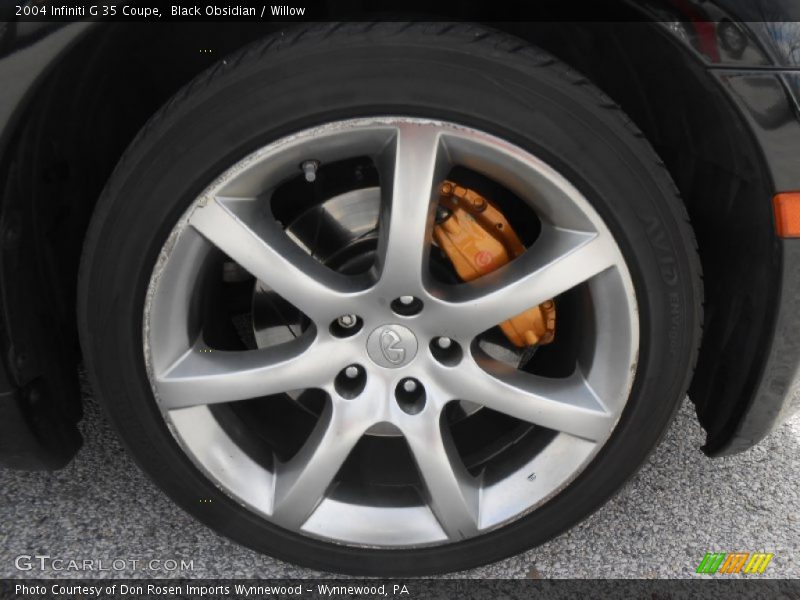 Black Obsidian / Willow 2004 Infiniti G 35 Coupe