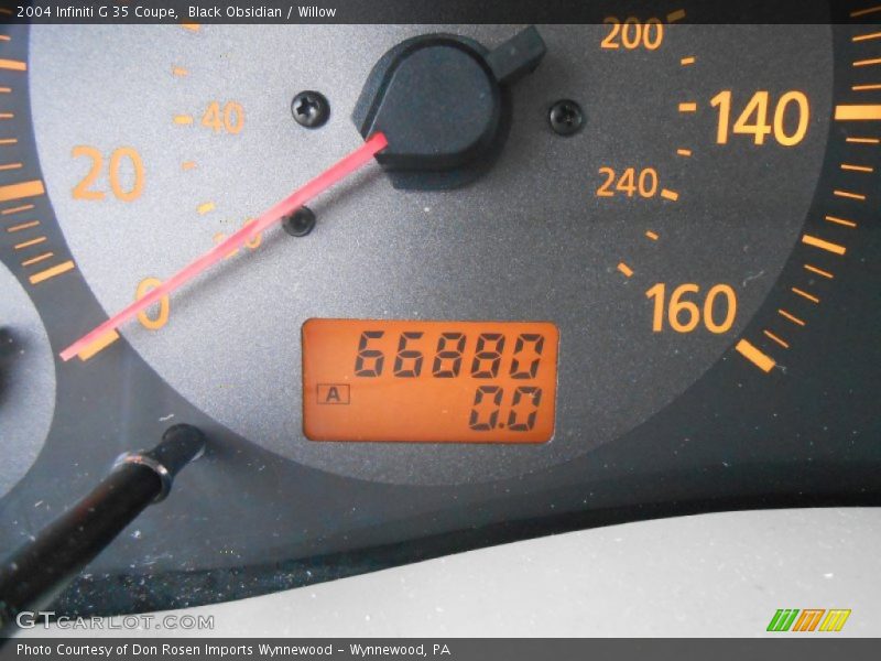 Black Obsidian / Willow 2004 Infiniti G 35 Coupe
