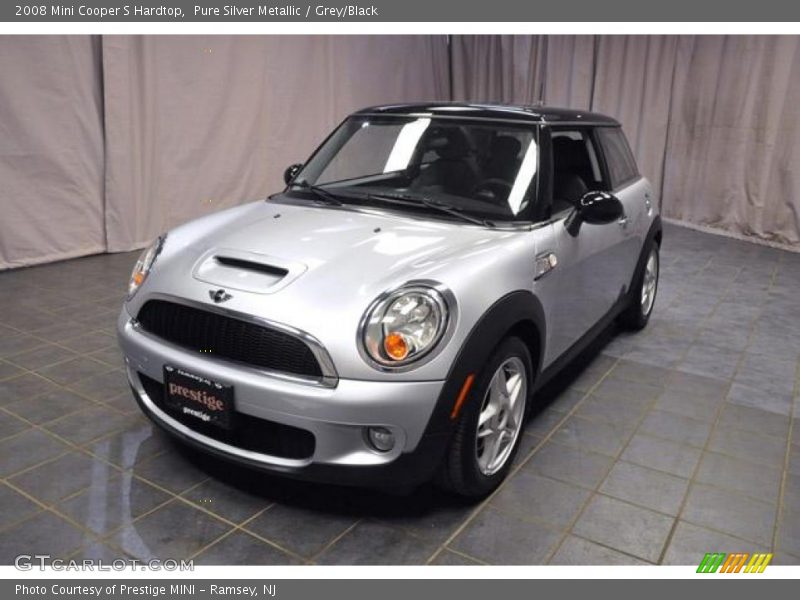 Pure Silver Metallic / Grey/Black 2008 Mini Cooper S Hardtop