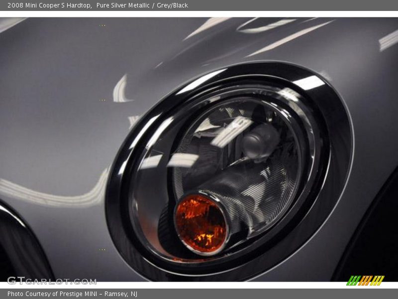 Pure Silver Metallic / Grey/Black 2008 Mini Cooper S Hardtop