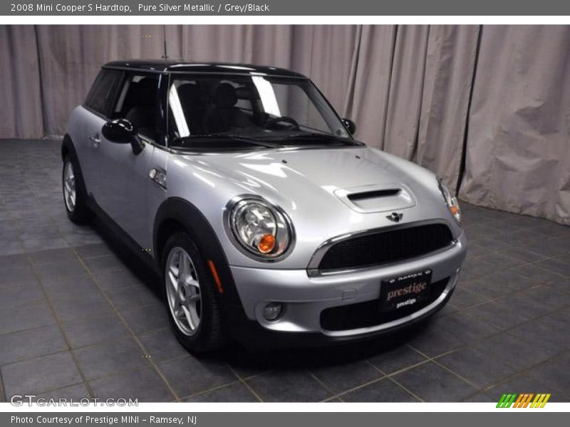 Pure Silver Metallic / Grey/Black 2008 Mini Cooper S Hardtop