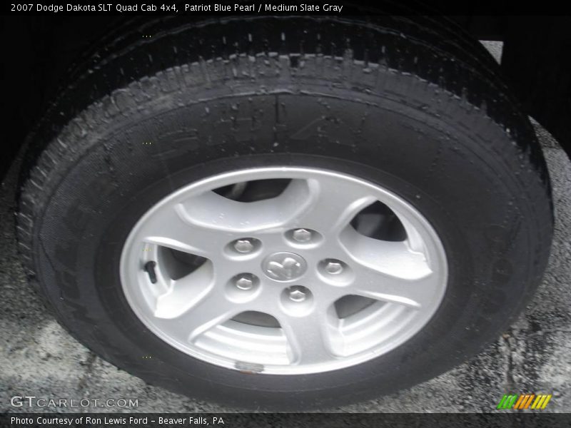 Patriot Blue Pearl / Medium Slate Gray 2007 Dodge Dakota SLT Quad Cab 4x4