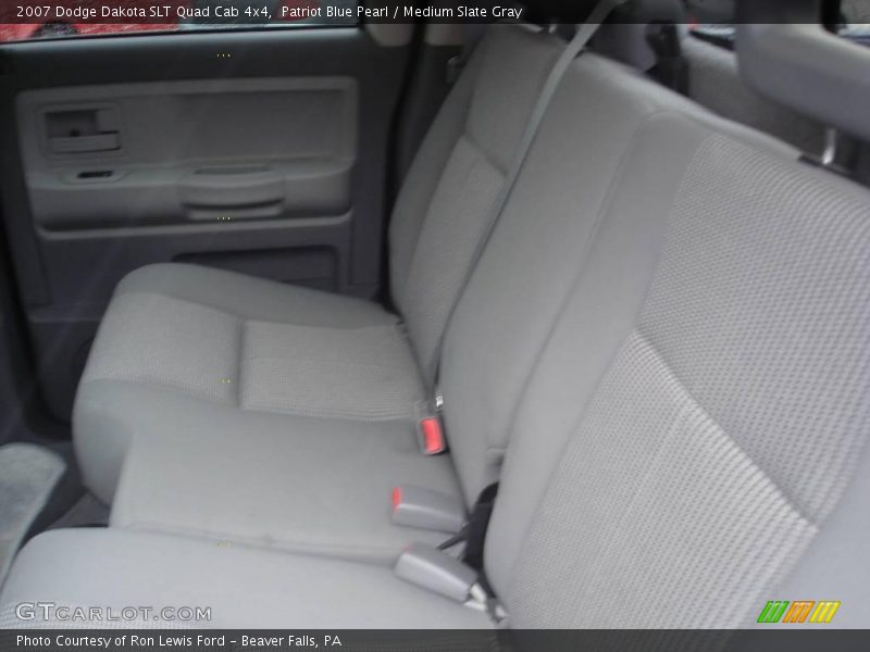 Patriot Blue Pearl / Medium Slate Gray 2007 Dodge Dakota SLT Quad Cab 4x4