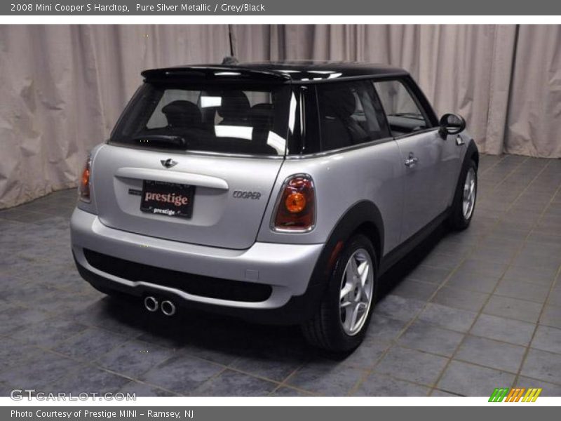 Pure Silver Metallic / Grey/Black 2008 Mini Cooper S Hardtop