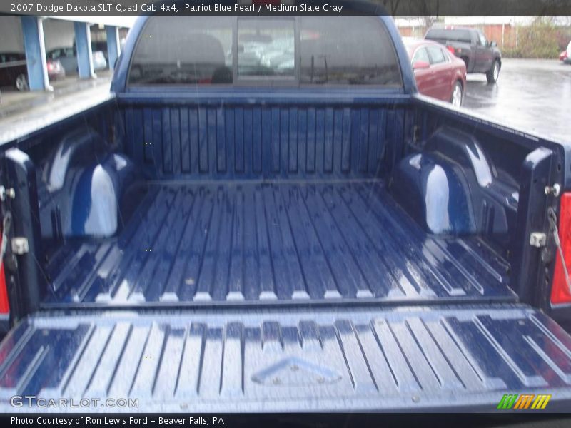 Patriot Blue Pearl / Medium Slate Gray 2007 Dodge Dakota SLT Quad Cab 4x4