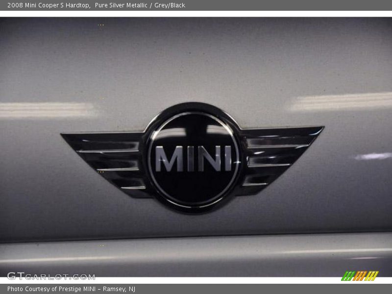 Pure Silver Metallic / Grey/Black 2008 Mini Cooper S Hardtop