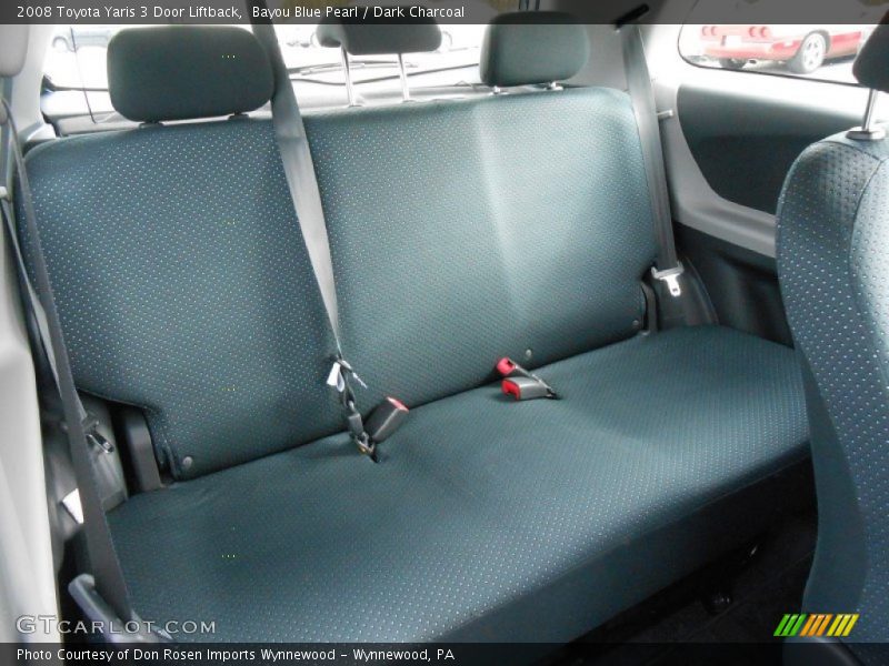 Bayou Blue Pearl / Dark Charcoal 2008 Toyota Yaris 3 Door Liftback