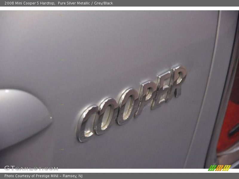 Pure Silver Metallic / Grey/Black 2008 Mini Cooper S Hardtop