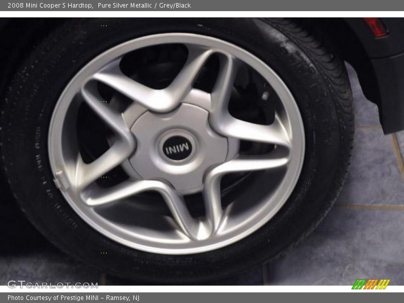 Pure Silver Metallic / Grey/Black 2008 Mini Cooper S Hardtop