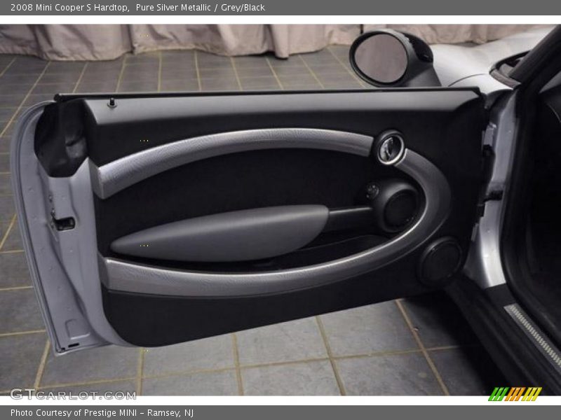 Pure Silver Metallic / Grey/Black 2008 Mini Cooper S Hardtop