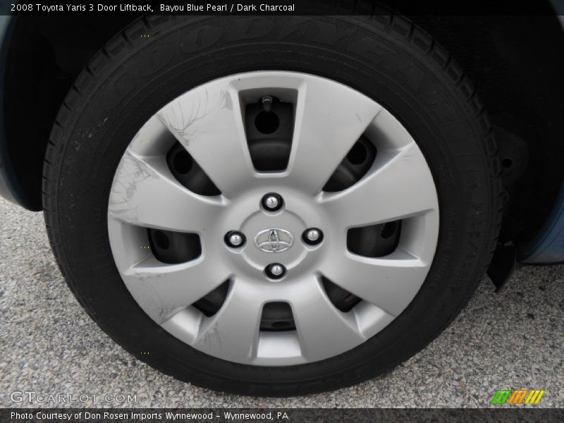 Bayou Blue Pearl / Dark Charcoal 2008 Toyota Yaris 3 Door Liftback