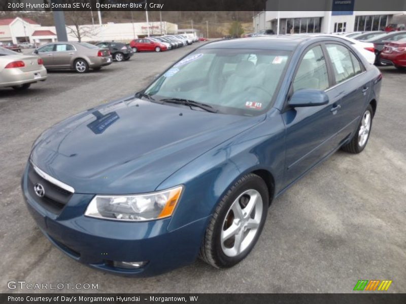 Front 3/4 View of 2008 Sonata SE V6