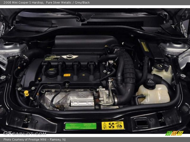 Pure Silver Metallic / Grey/Black 2008 Mini Cooper S Hardtop