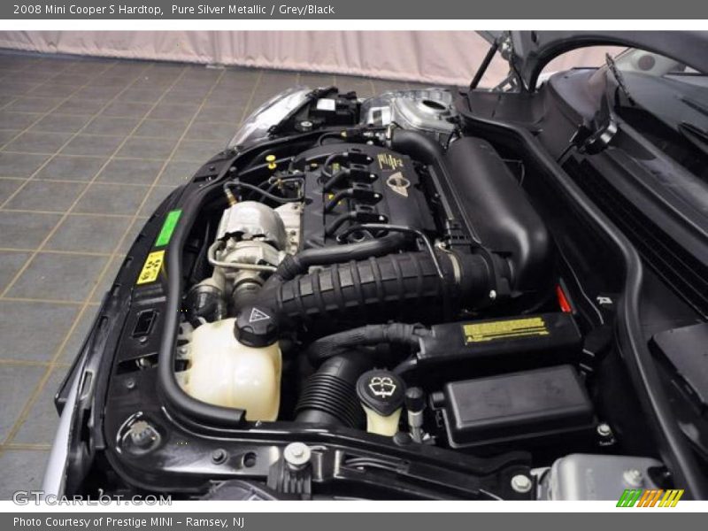 Pure Silver Metallic / Grey/Black 2008 Mini Cooper S Hardtop