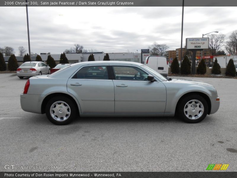 Satin Jade Pearlcoat / Dark Slate Gray/Light Graystone 2006 Chrysler 300