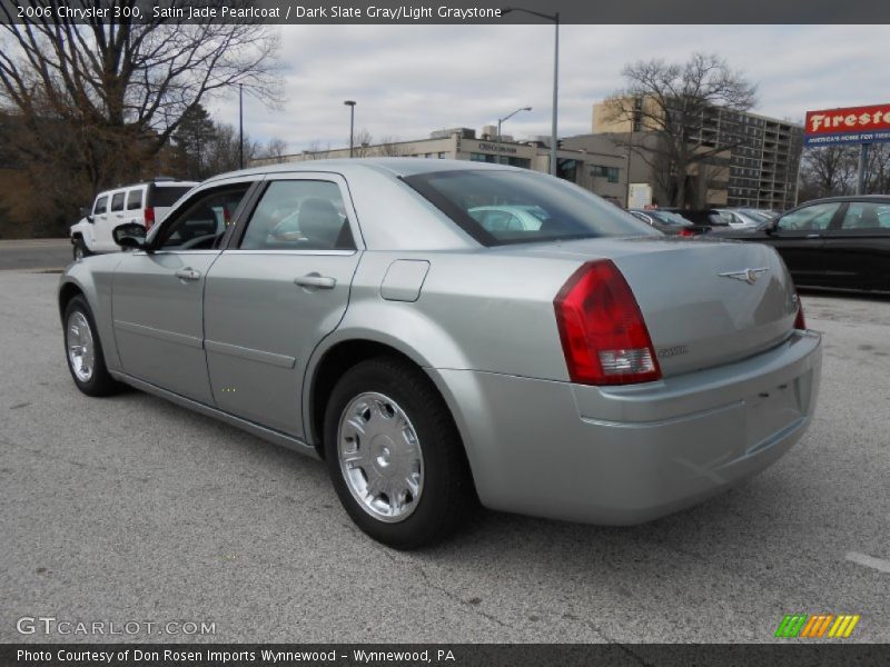 Satin Jade Pearlcoat / Dark Slate Gray/Light Graystone 2006 Chrysler 300