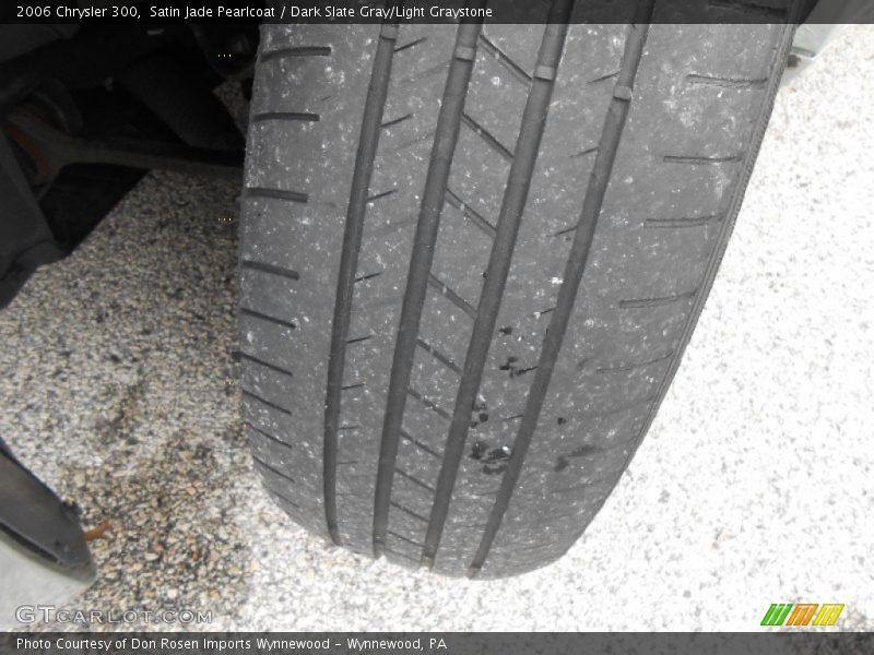 Satin Jade Pearlcoat / Dark Slate Gray/Light Graystone 2006 Chrysler 300