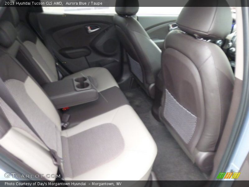Aurora Blue / Taupe 2013 Hyundai Tucson GLS AWD