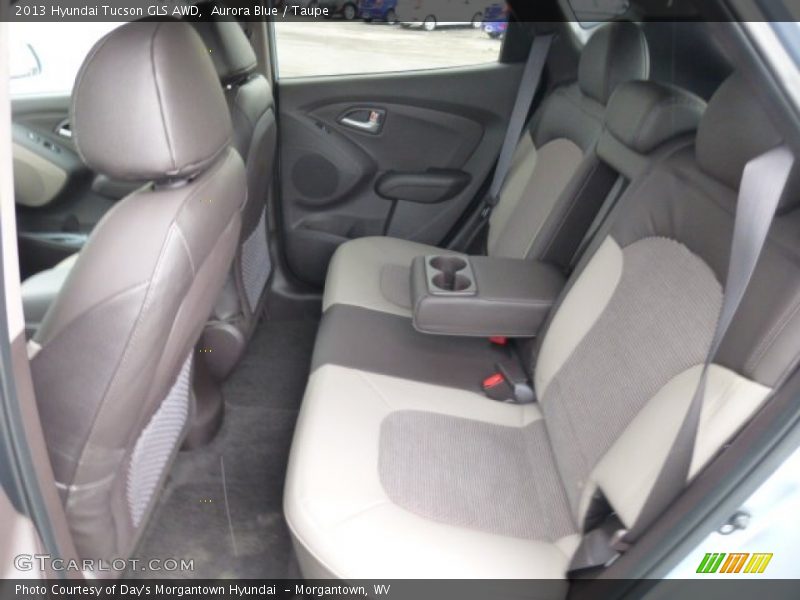 Aurora Blue / Taupe 2013 Hyundai Tucson GLS AWD