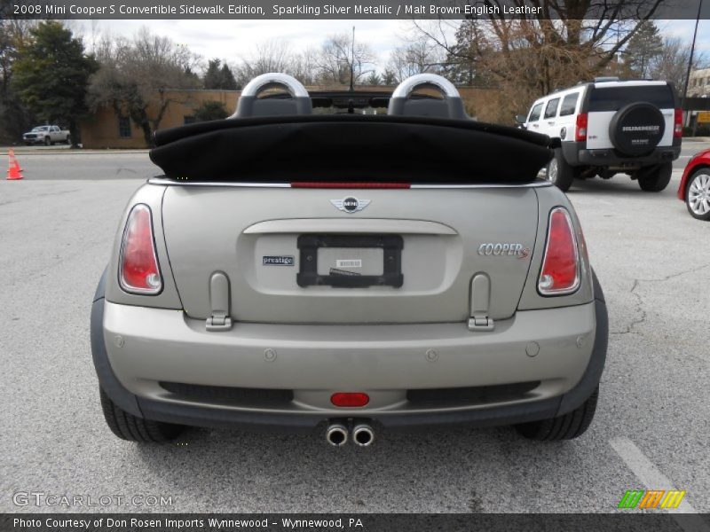 Exhaust of 2008 Cooper S Convertible Sidewalk Edition