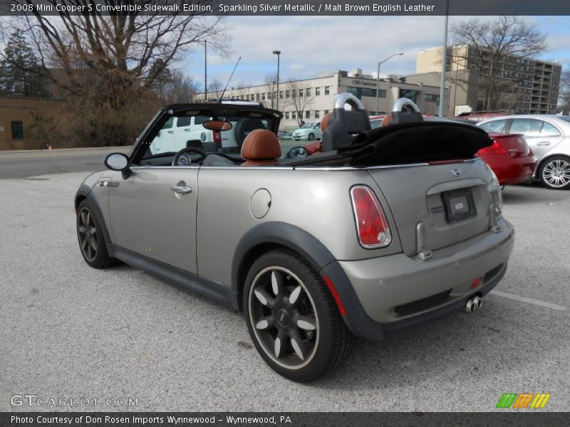  2008 Cooper S Convertible Sidewalk Edition Sparkling Silver Metallic