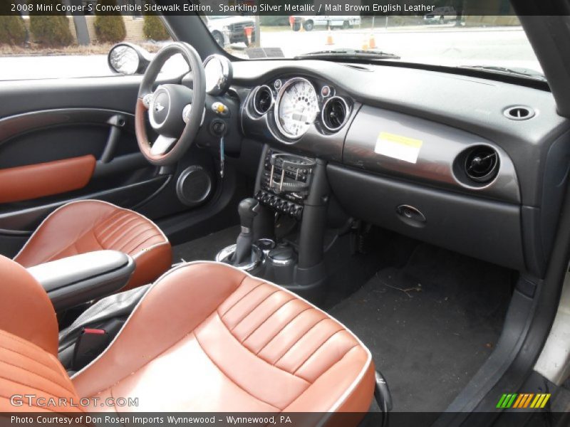 Dashboard of 2008 Cooper S Convertible Sidewalk Edition