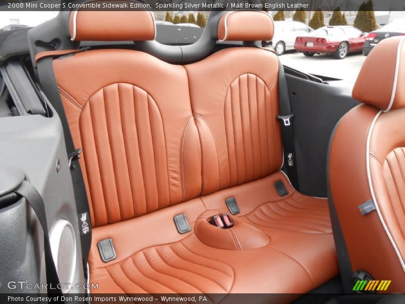 Rear Seat of 2008 Cooper S Convertible Sidewalk Edition