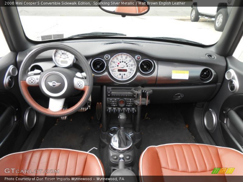 Dashboard of 2008 Cooper S Convertible Sidewalk Edition