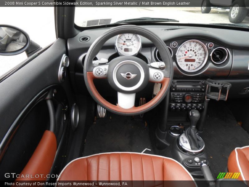 Dashboard of 2008 Cooper S Convertible Sidewalk Edition