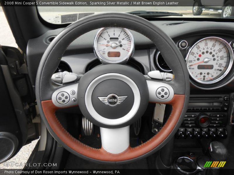  2008 Cooper S Convertible Sidewalk Edition Steering Wheel