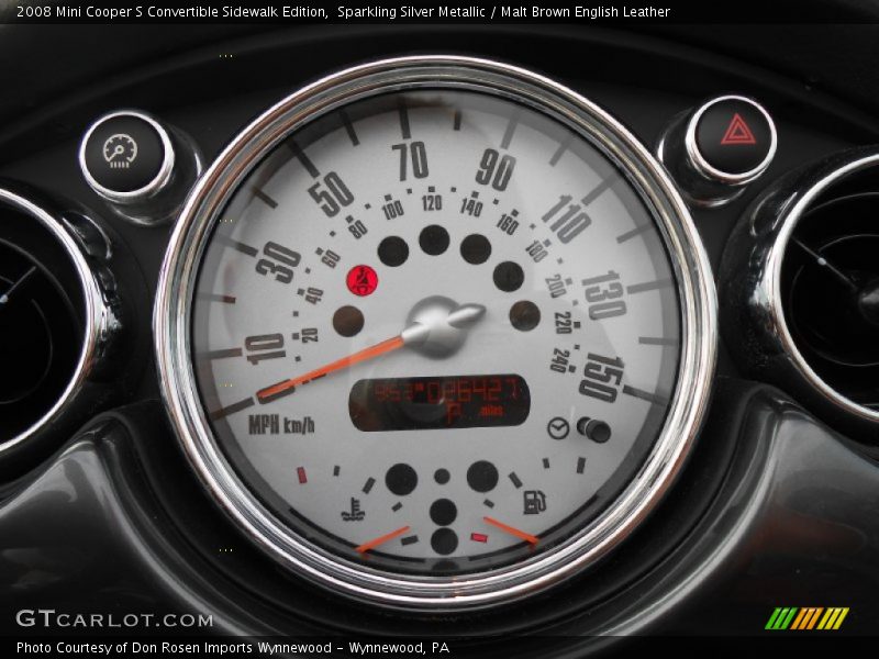  2008 Cooper S Convertible Sidewalk Edition S Convertible Sidewalk Edition Gauges