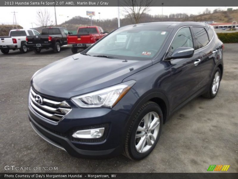 Front 3/4 View of 2013 Santa Fe Sport 2.0T AWD