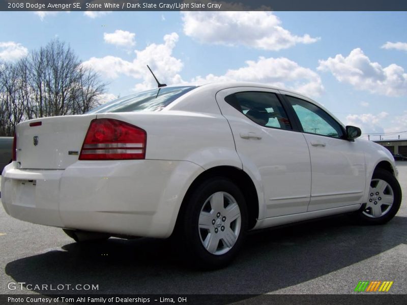 Stone White / Dark Slate Gray/Light Slate Gray 2008 Dodge Avenger SE