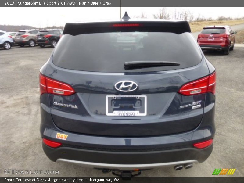Marlin Blue / Gray 2013 Hyundai Santa Fe Sport 2.0T AWD
