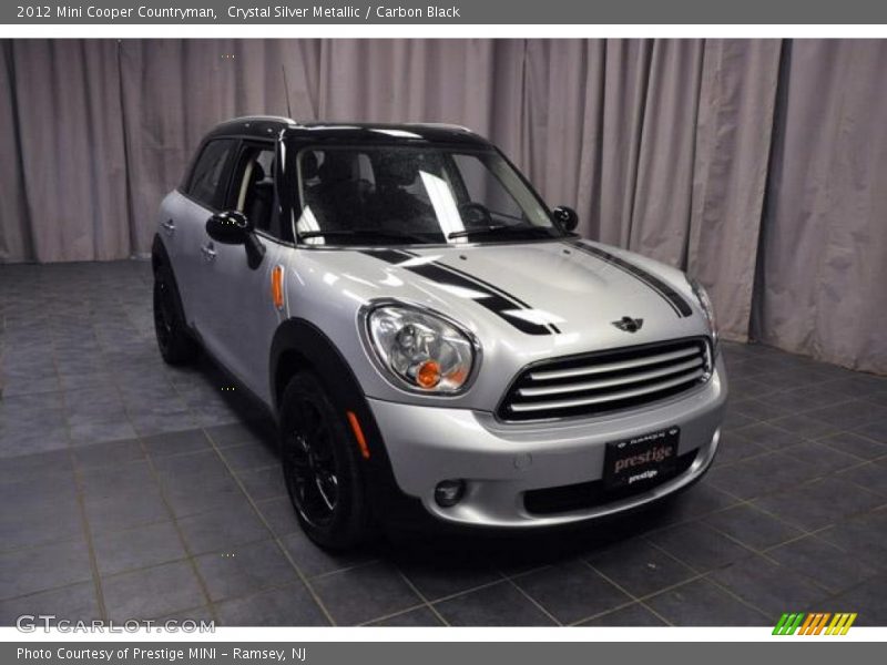 Crystal Silver Metallic / Carbon Black 2012 Mini Cooper Countryman