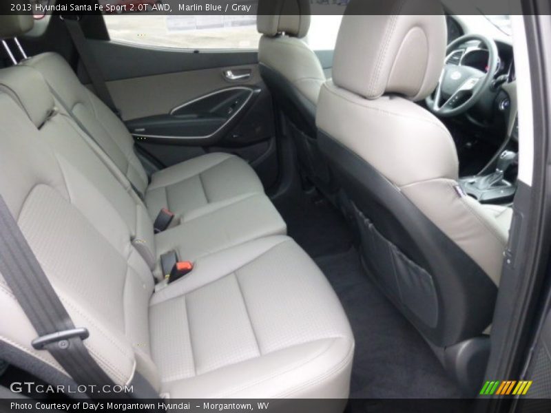 Marlin Blue / Gray 2013 Hyundai Santa Fe Sport 2.0T AWD