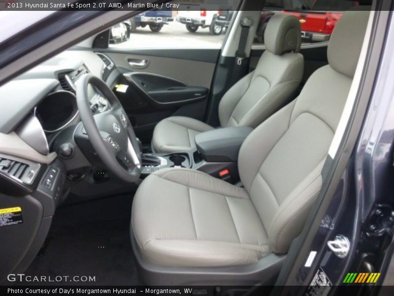 Marlin Blue / Gray 2013 Hyundai Santa Fe Sport 2.0T AWD