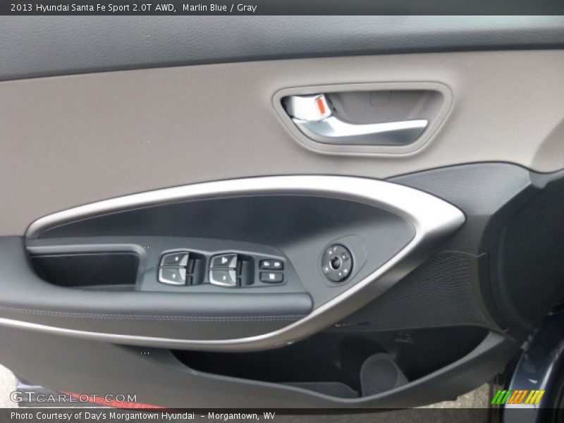 Marlin Blue / Gray 2013 Hyundai Santa Fe Sport 2.0T AWD