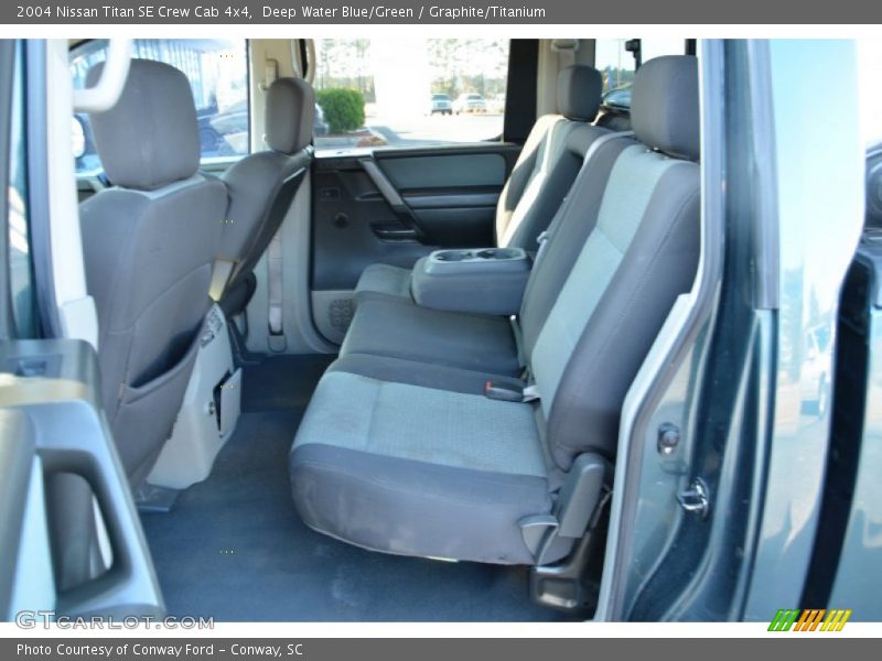 Deep Water Blue/Green / Graphite/Titanium 2004 Nissan Titan SE Crew Cab 4x4