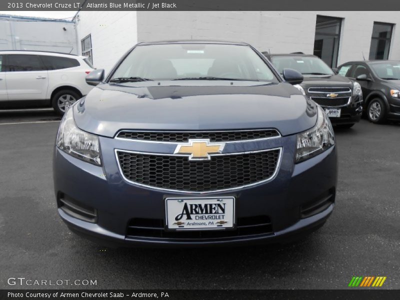 Atlantis Blue Metallic / Jet Black 2013 Chevrolet Cruze LT