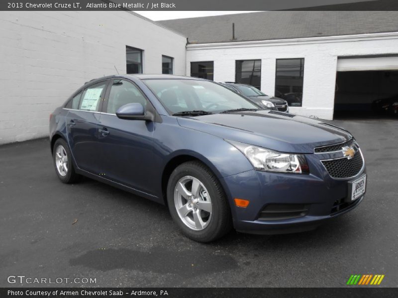 Atlantis Blue Metallic / Jet Black 2013 Chevrolet Cruze LT