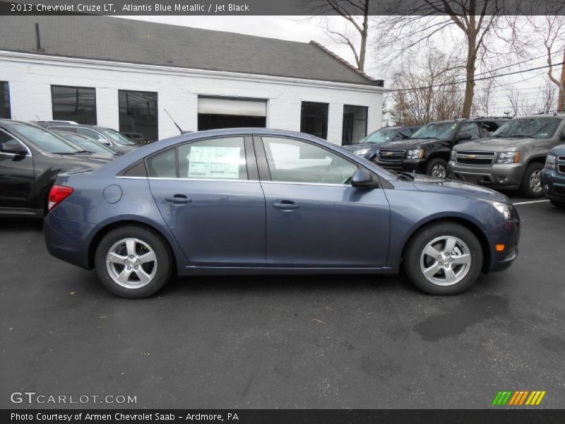 Atlantis Blue Metallic / Jet Black 2013 Chevrolet Cruze LT