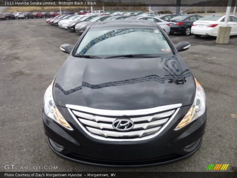 Midnight Black / Black 2013 Hyundai Sonata Limited