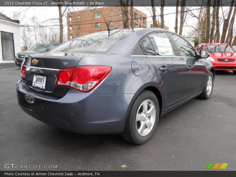 Atlantis Blue Metallic / Jet Black 2013 Chevrolet Cruze LT