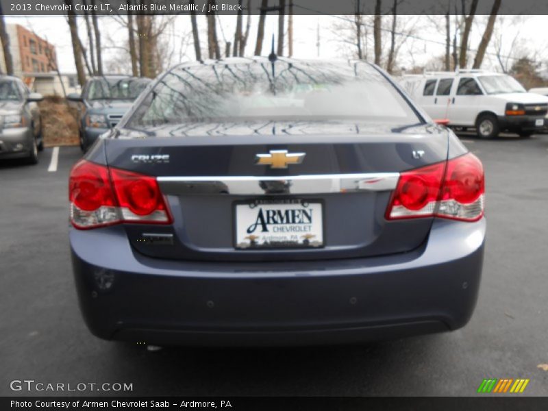 Atlantis Blue Metallic / Jet Black 2013 Chevrolet Cruze LT