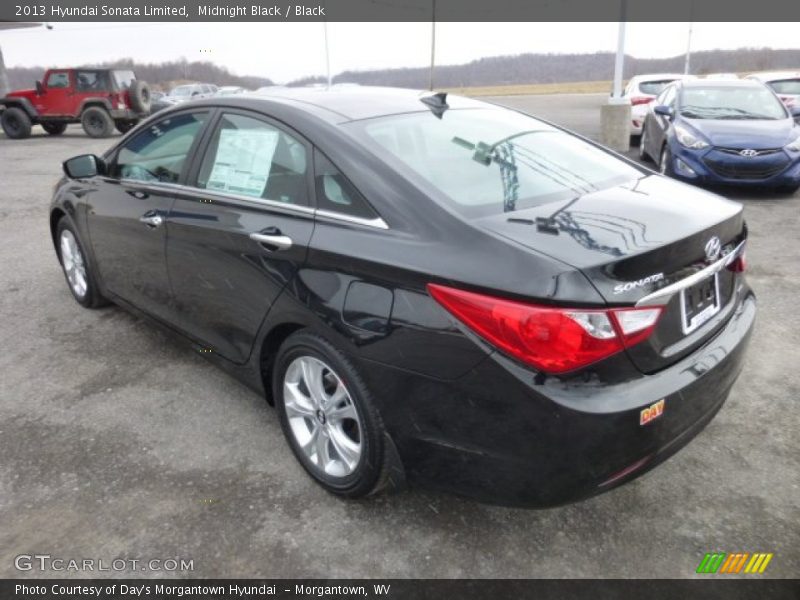 Midnight Black / Black 2013 Hyundai Sonata Limited