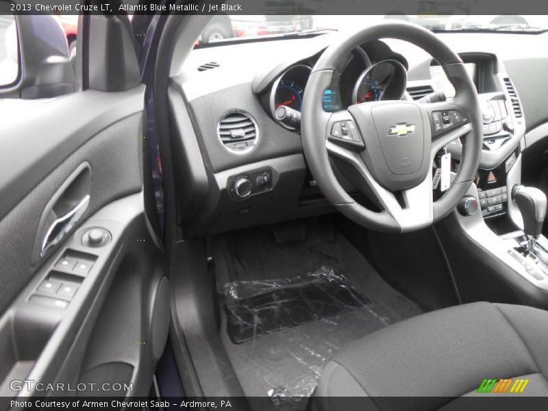 Atlantis Blue Metallic / Jet Black 2013 Chevrolet Cruze LT