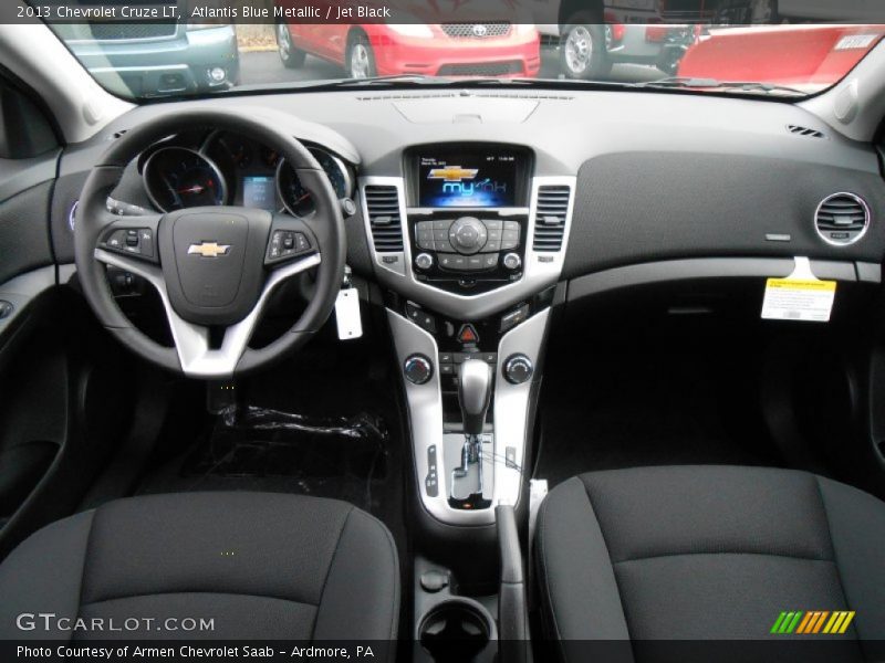 Atlantis Blue Metallic / Jet Black 2013 Chevrolet Cruze LT