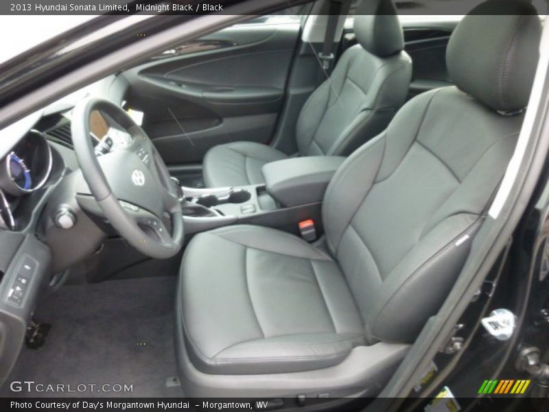 Midnight Black / Black 2013 Hyundai Sonata Limited
